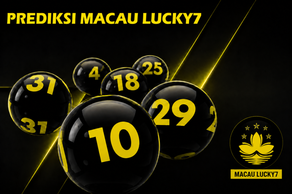 Prediksi Macau Lucky7 Neon Poster